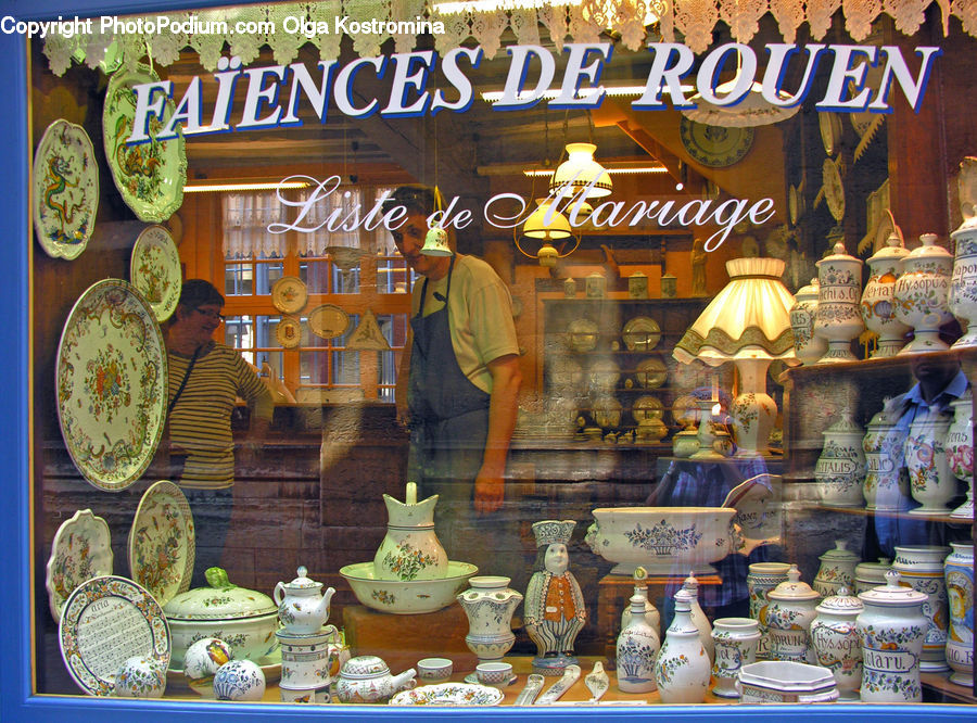People, Person, Human, Bowl, Cabinet, China Cabinet, Furniture