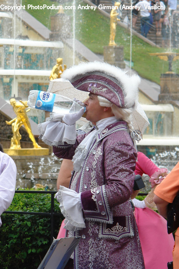 People, Person, Human, Bottle, Bowl, Bonnet, Hat