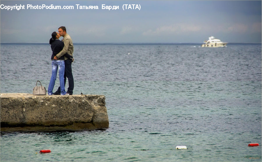 Human, People, Person, Hug, Kiss, Leisure Activities, Coast