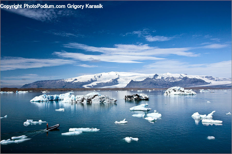 Arctic, Ice, Iceberg, Outdoors, Snow, Glacier, Mountain