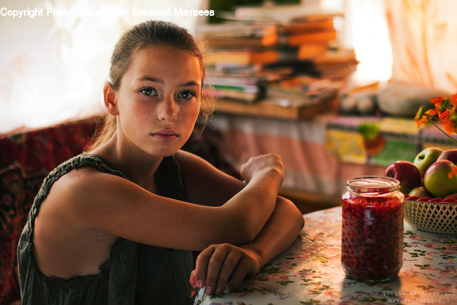 Human, People, Person, Food, Jam, Apple, Fruit