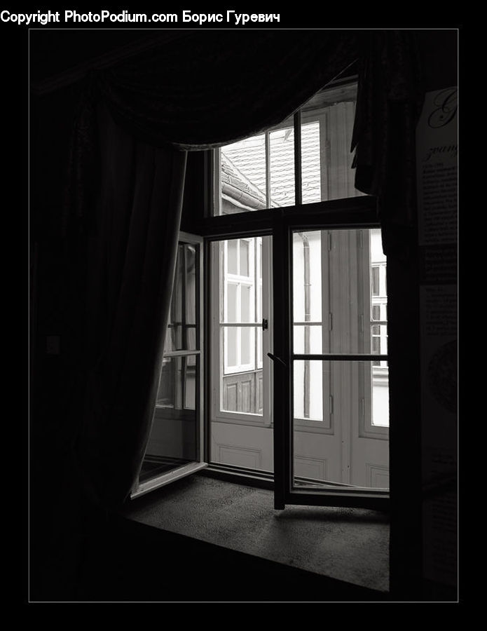 Curtain, Home Decor, Corridor, Indoors, Interior Design, Room