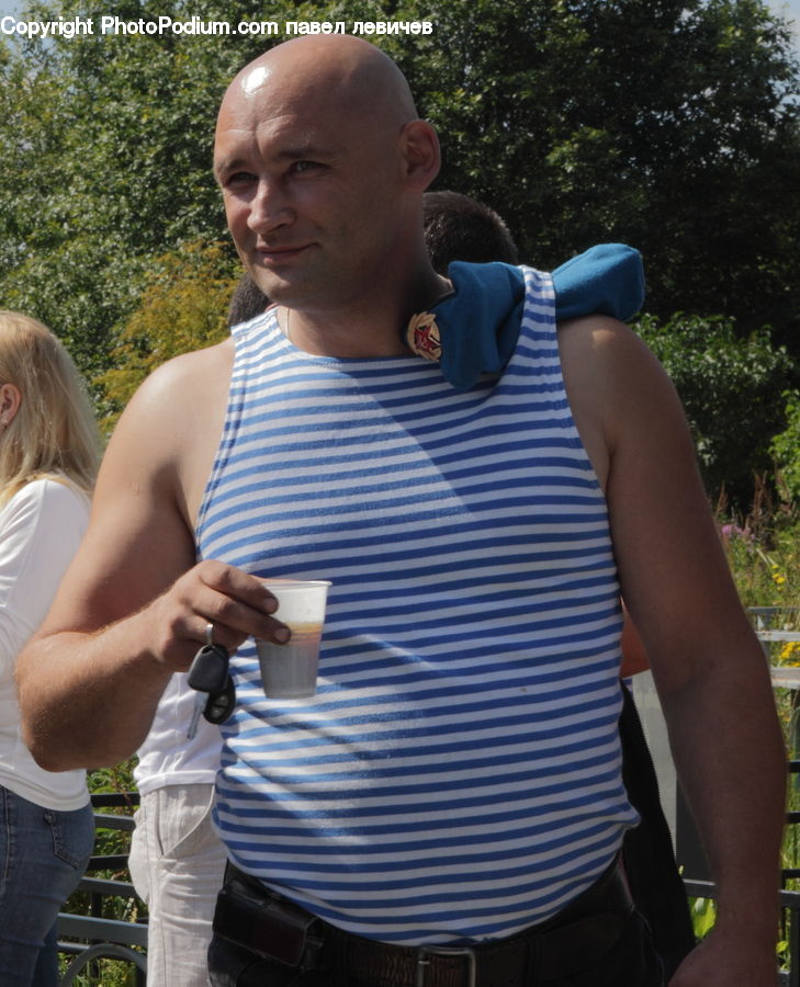 Human, People, Person, Back, Undershirt