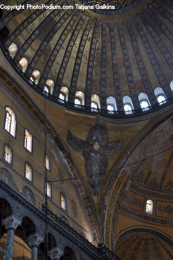 Architecture, Dome, Arch, Arabesque Pattern, Mosque, Worship, Church