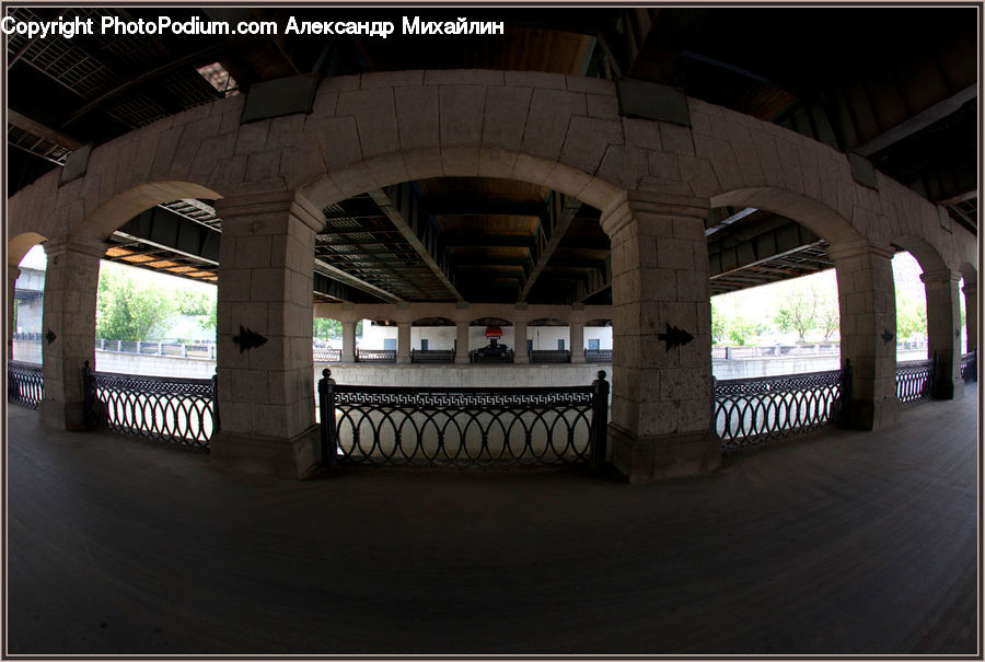 Arch, Gazebo, Patio, Altar, Architecture, Corridor, Building