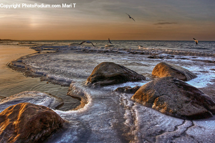 Coast, Outdoors, Sea, Water, Rock, Ocean, Beach