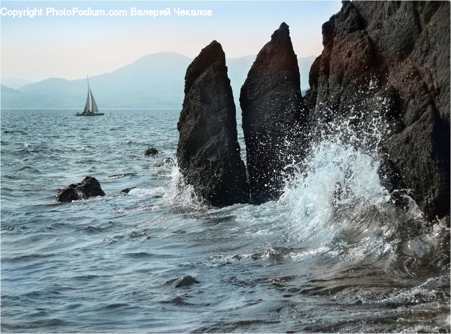 Outdoors, Sea, Sea Waves, Water, Ocean, Coast, Promontory