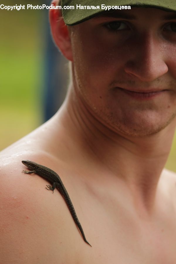 People, Person, Human, Lizard, Reptile, Portrait, Selfie