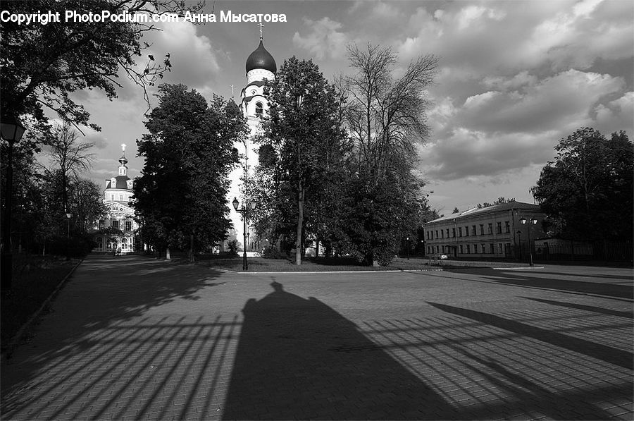 Boardwalk, Path, Pavement, Sidewalk, Walkway, Bench, City