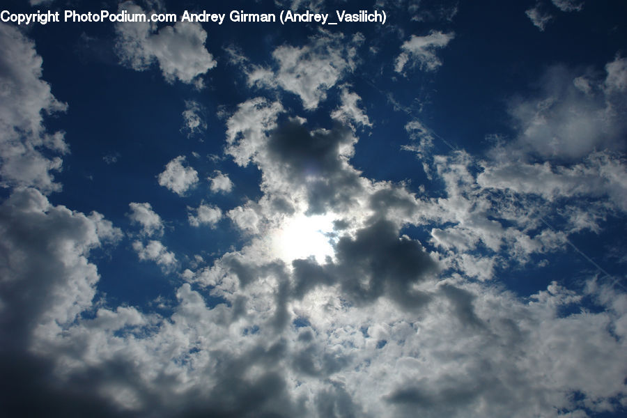 Azure Sky, Cloud, Outdoors, Sky, Cumulus