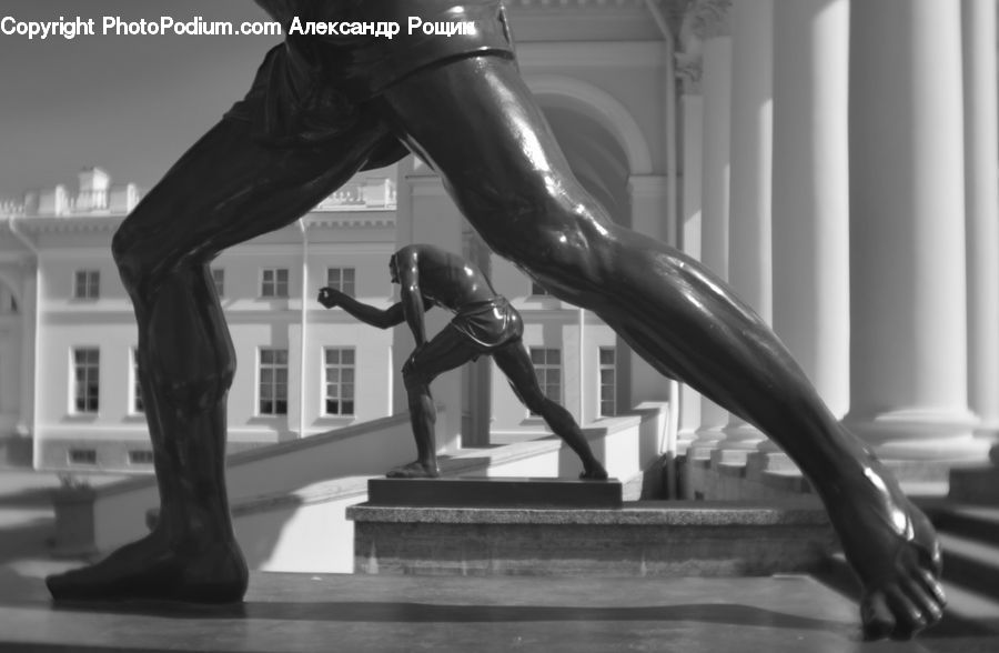 People, Person, Human, Art, Sculpture, Statue, Boot