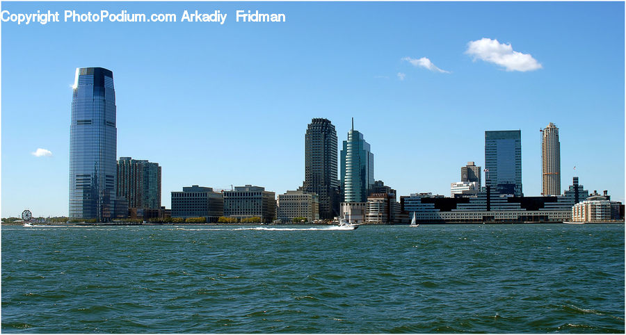 City, Downtown, Metropolis, Urban, Waterfront, Building, Housing