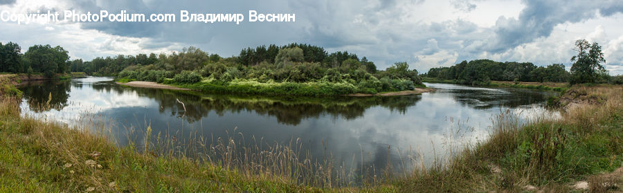 Lake, Outdoors, Water, Nature, Field, Grass, Grassland