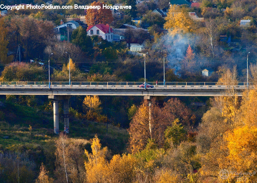 Bridge, Viaduct, Building, Cottage, Housing, Architecture, Monastery