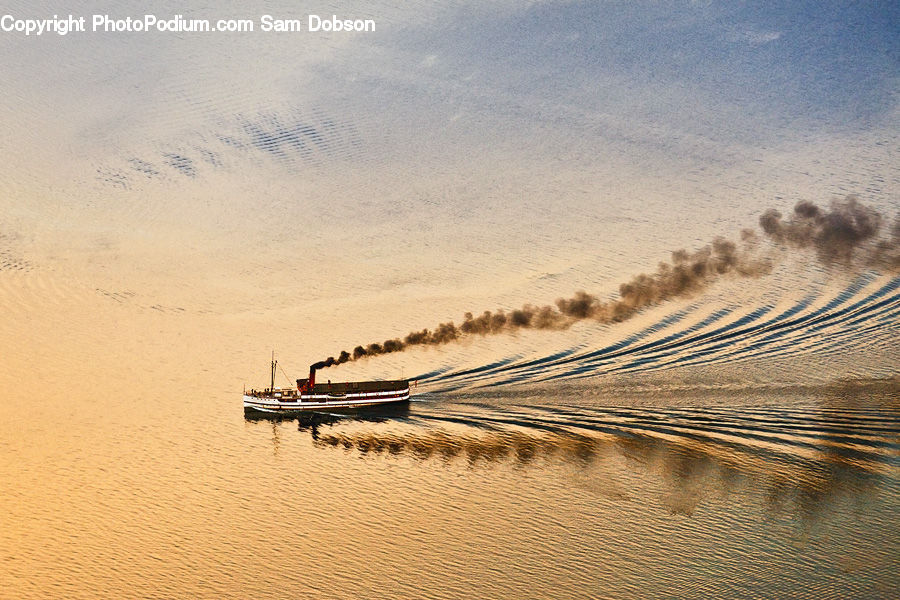 Boat, Dinghy, Outdoors, Ripple, Water, Sand, Soil