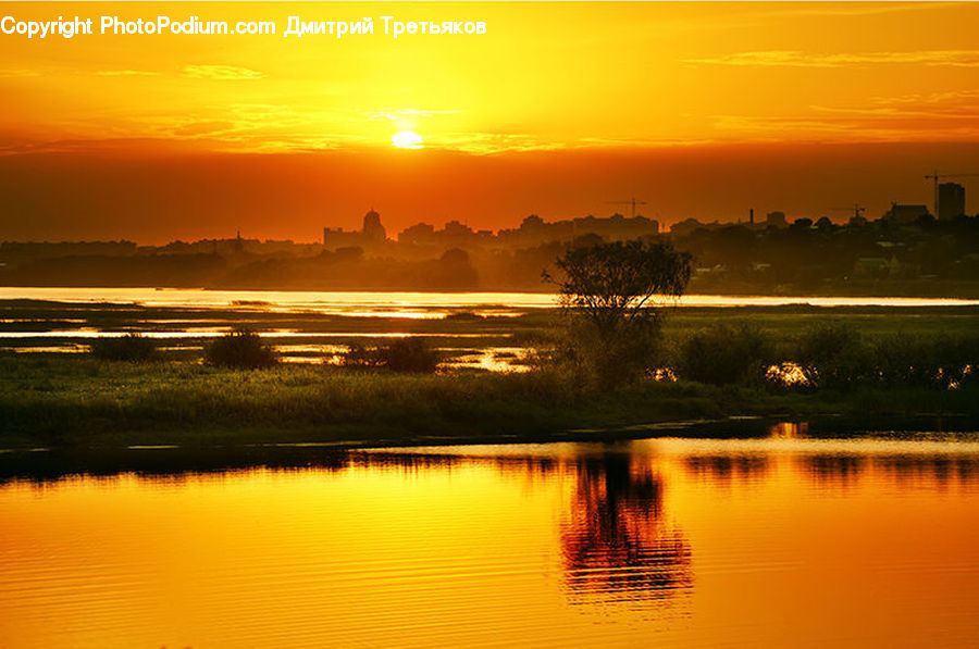 Dawn, Outdoors, Sky, Sun, Sunlight, Sunrise, Sunset