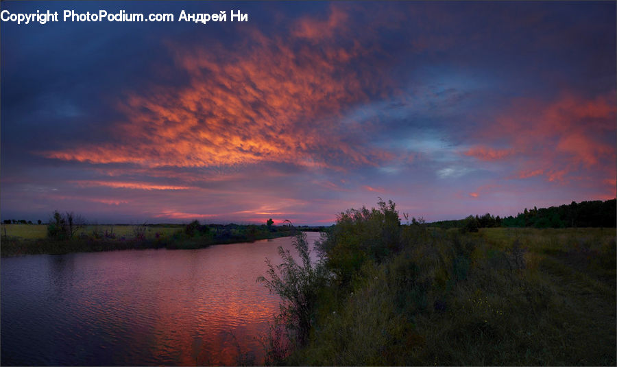 Dawn, Dusk, Red Sky, Sky, Sunrise, Sunset