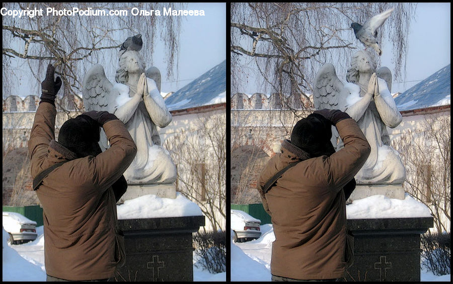 People, Person, Human, Art, Sculpture, Statue, Back