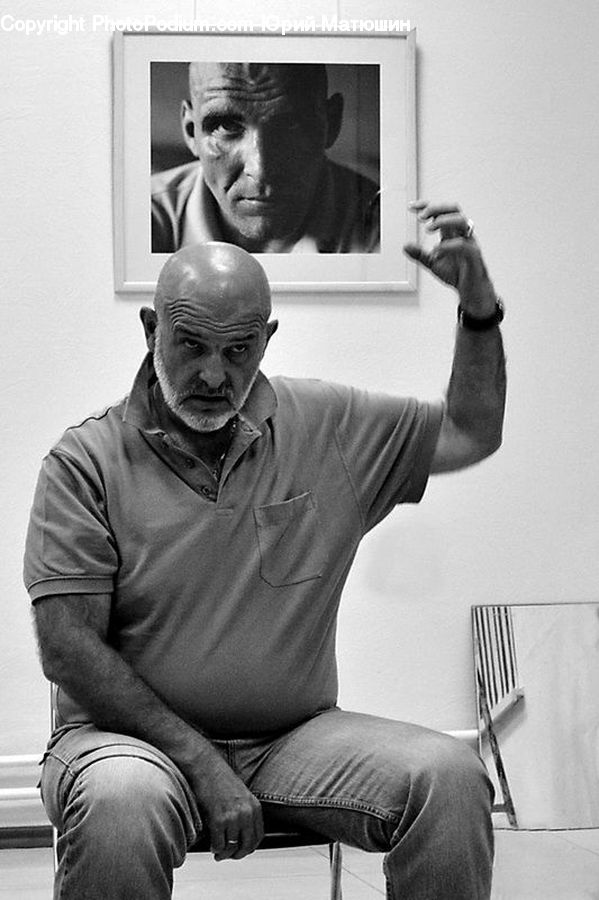 People, Person, Human, Chair, Furniture, Head, Portrait