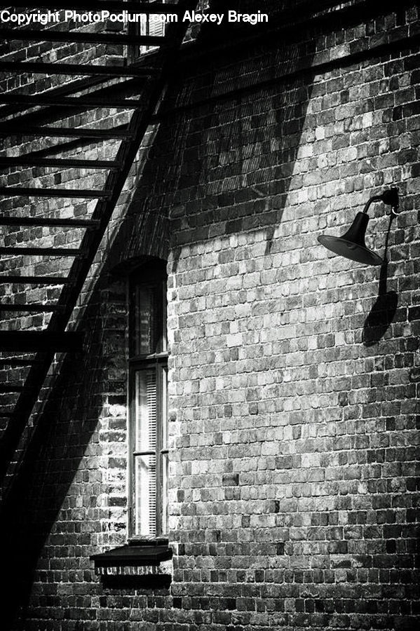 Brick, Fireplace, Hearth, Fence, Wall, Building, Architecture