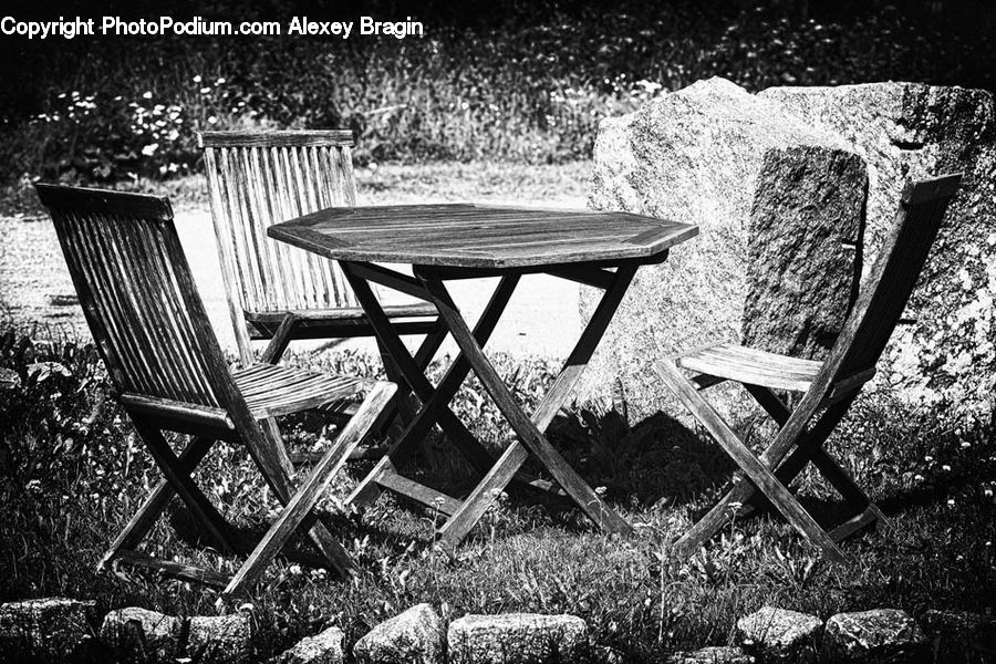 Chair, Furniture, Hammock, Bench, Outdoors