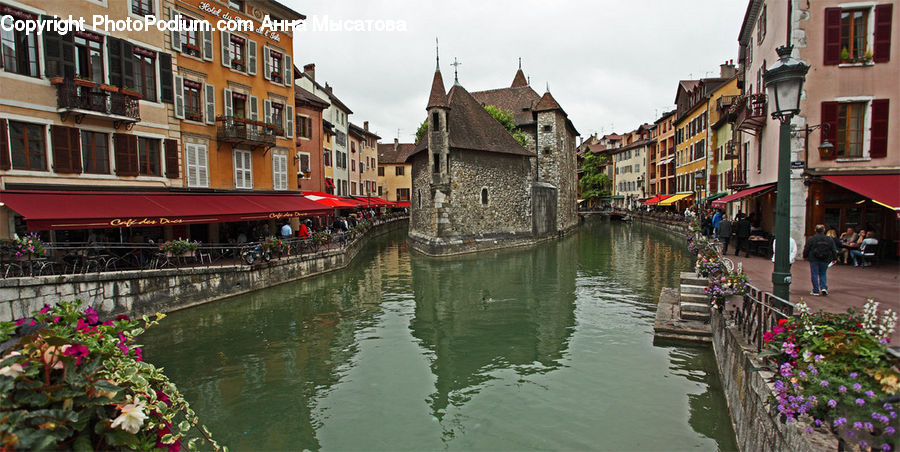Canal, Outdoors, River, Water, Architecture, Castle, Fort