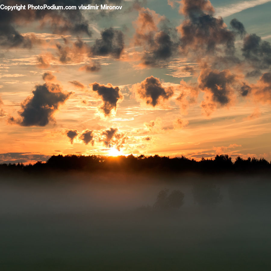 Azure Sky, Cloud, Outdoors, Sky, Dawn, Dusk, Red Sky