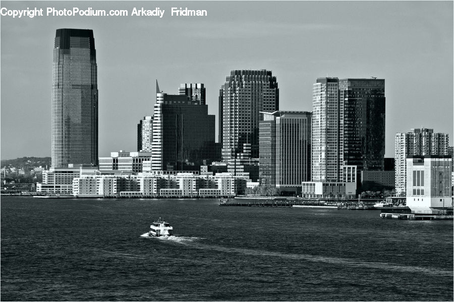 City, Downtown, Urban, Waterfront, Metropolis, Building, Housing