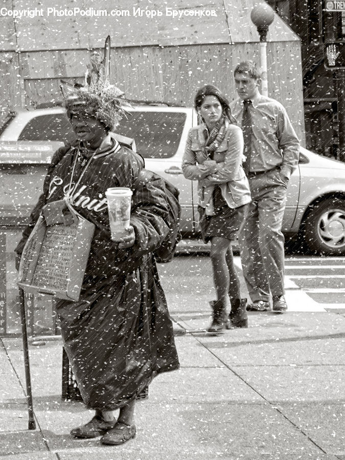 People, Person, Human, Clothing, Coat, Jacket, Raincoat