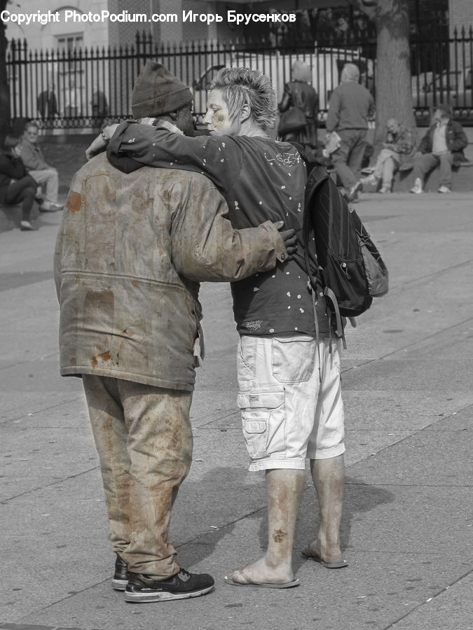 People, Person, Human, Army, Military, Soldier, Bag