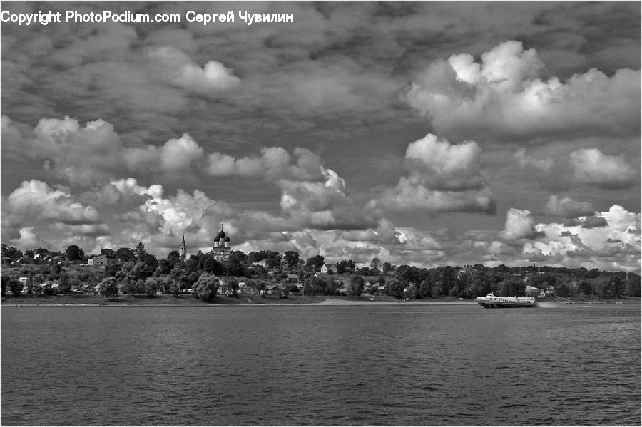 Cloud, Cumulus, Sky, Waterfront, Outdoors, Sea, Water