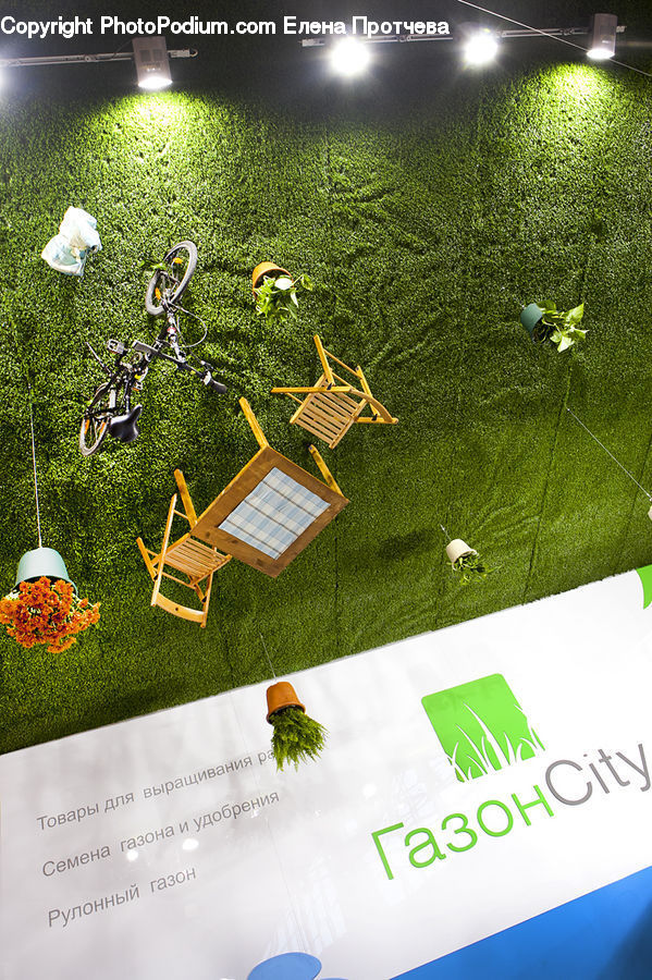 Chair, Furniture, Bicycle, Bike, Vehicle, Croquet, Brochure