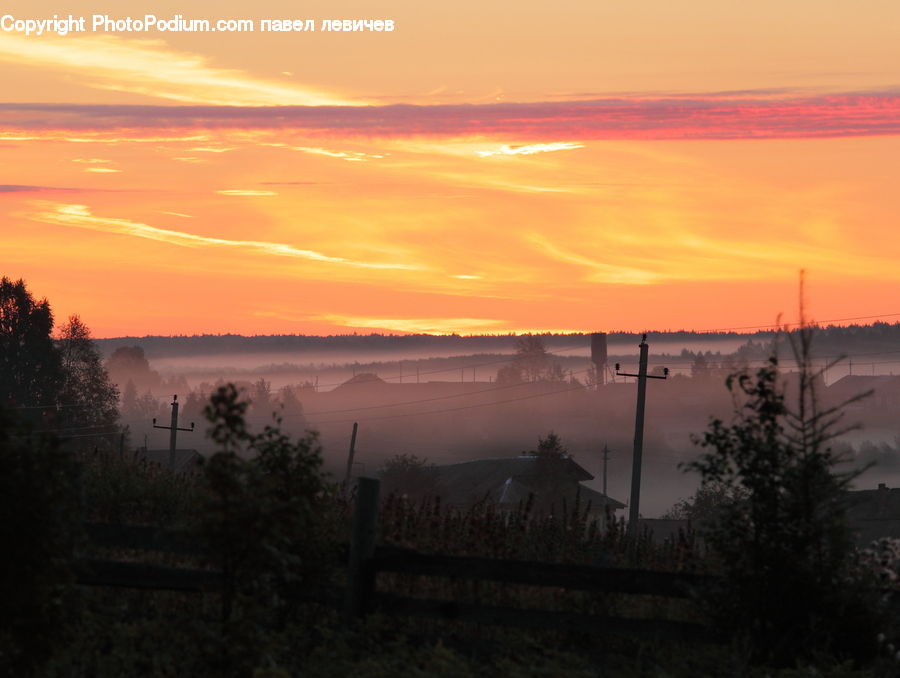 Dawn, Dusk, Sky, Sunrise, Sunset, Outdoors, Sunlight