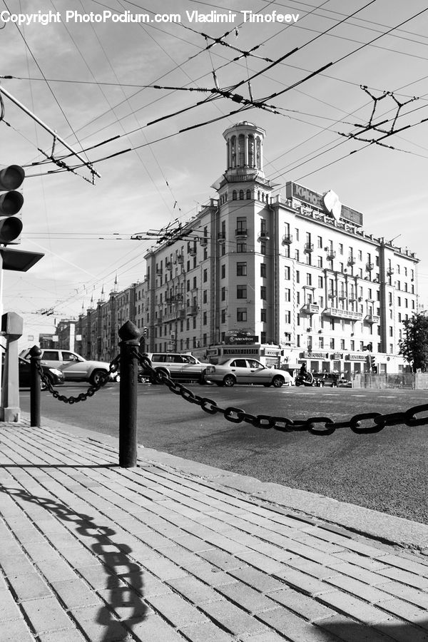 Intersection, Road, Bench, Boardwalk, Deck, Path, Sidewalk