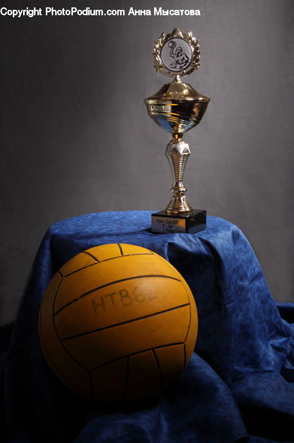 Trophy, Ball, Sphere, Art, Sculpture, Statue, Emblem