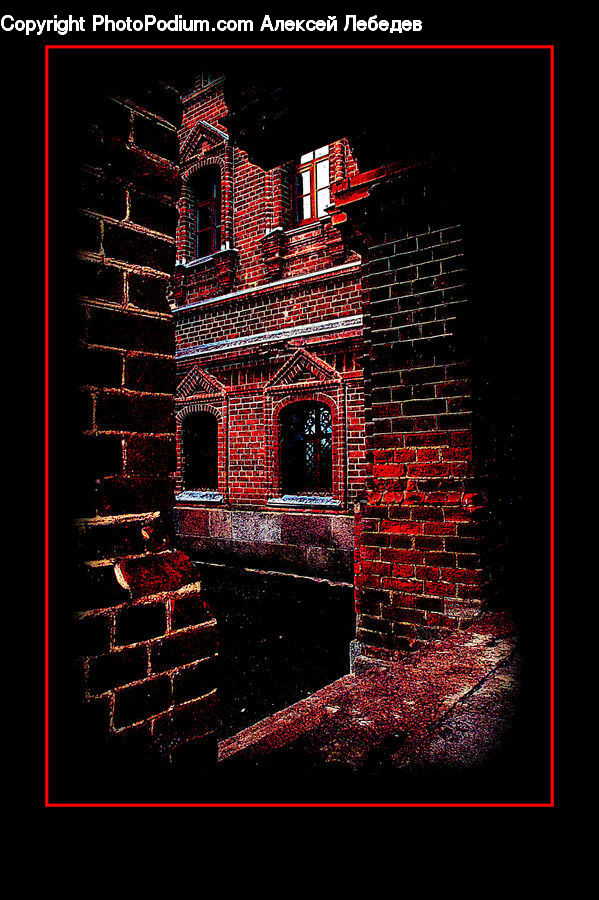 Fireplace, Hearth, Building, Housing, City, High Rise, Downtown
