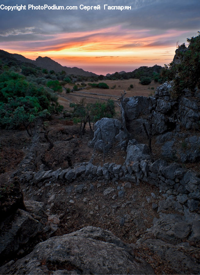 Rock, Basin, Outdoors, Soil, Rubble, Desert, Dirt Road