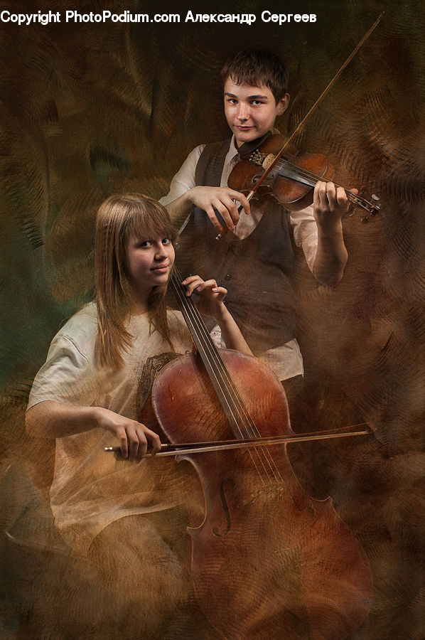 People, Person, Human, Cello, Fiddle, Musical Instrument, Violin