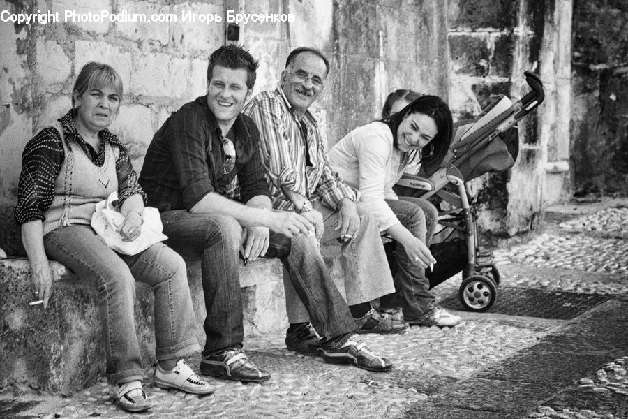 Human, People, Person, Bench, Alley, Alleyway, Road
