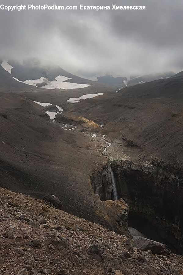 Ground, Soil, Aerial View, Mountain, Outdoors, Arctic, Ice