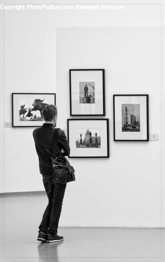 Human, People, Person, Fence, Wall, Art, Art Gallery