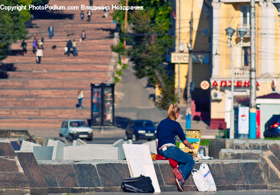 People, Person, Human, Brick, Leisure Activities, City, Downtown