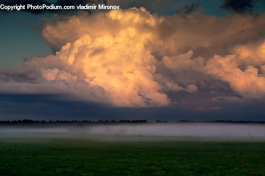 Azure Sky, Cloud, Outdoors, Sky, Cumulus