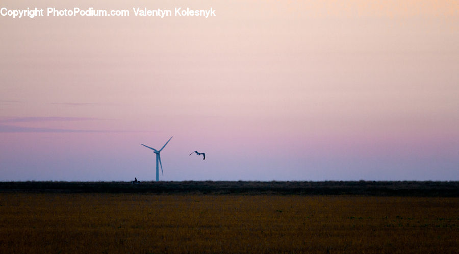 Engine, Machine, Motor, Turbine, Wind Turbine, Field, Grass