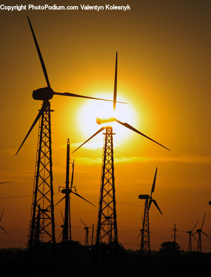 Engine, Machine, Motor, Turbine, Wind Turbine, Construction