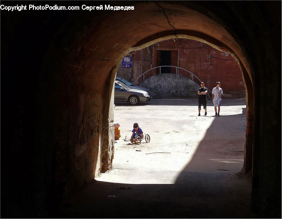Automobile, Car, Vehicle, Brick, Alley, Alleyway, Road
