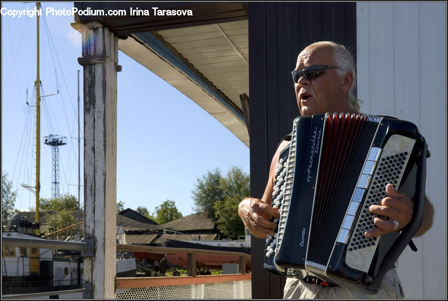 Accordion, Musical Instrument, People, Person, Human, Subway, Train