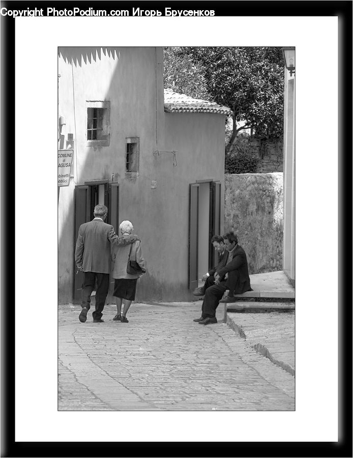 People, Person, Human, Leisure Activities, Walking, Building, Housing