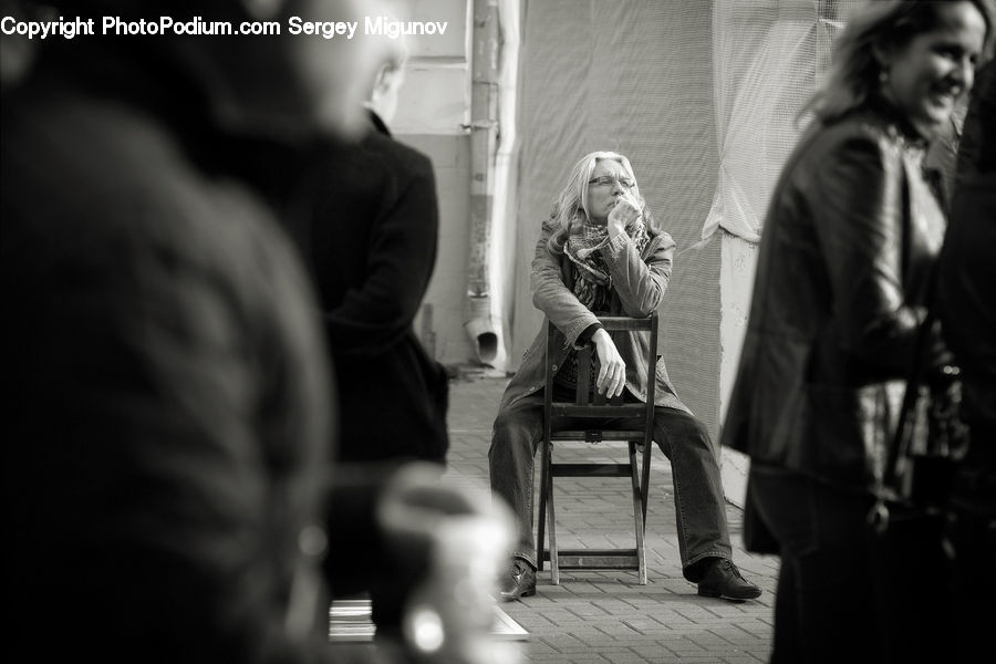 People, Person, Human, Bench, Chair, Furniture, Performer