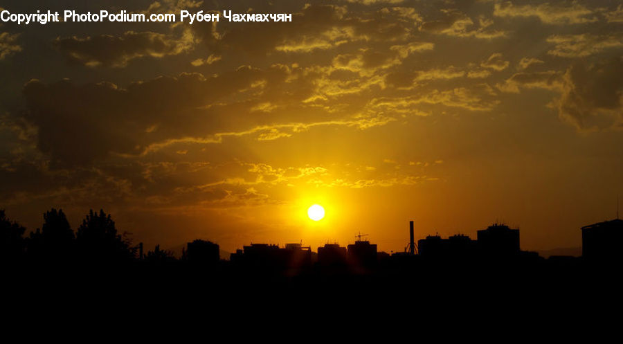 Sun, Dusk, Outdoors, Sky, Sunlight, Sunrise, Sunset
